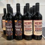 bottles of mulled wine