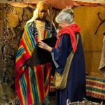 man and woman dressed in bible times clothes